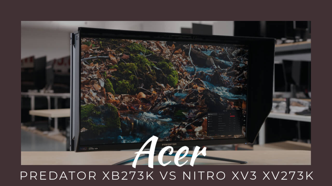 Acer Predator XB273K Vs Nitro XV3 XV273K